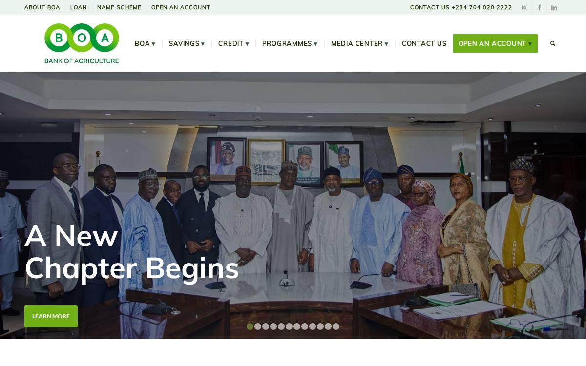 Boanig website preview