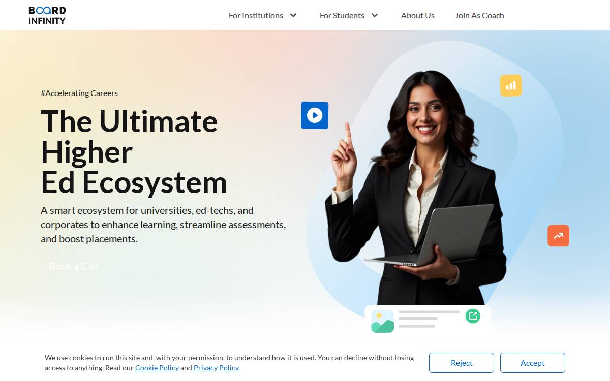 Board Infinity website preview