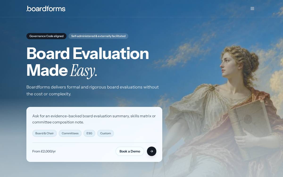 Boardforms website preview