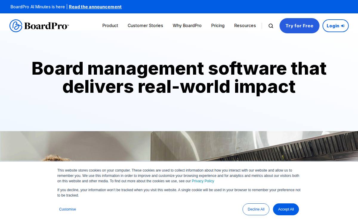 Boardpro website preview