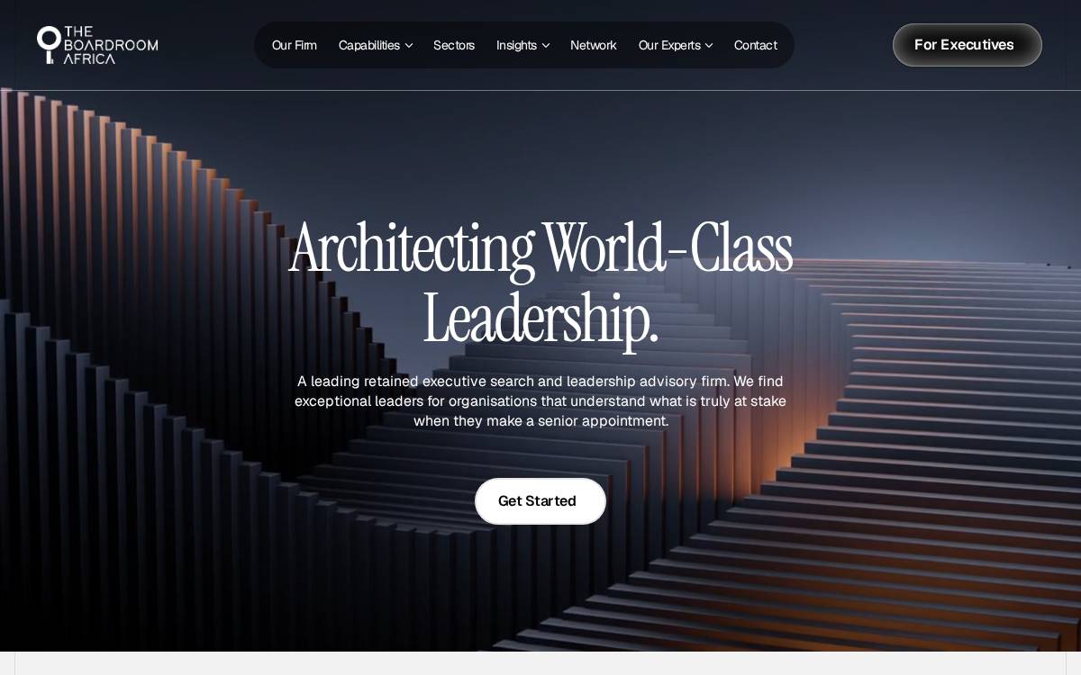 Boardroom Africa website preview