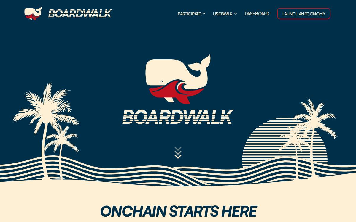 Boardwalk website preview