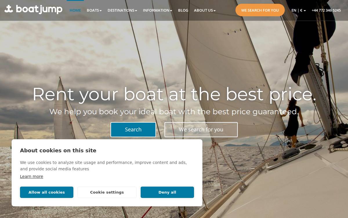 Boatjump website preview