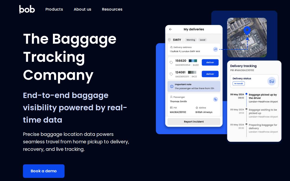 BoB website preview