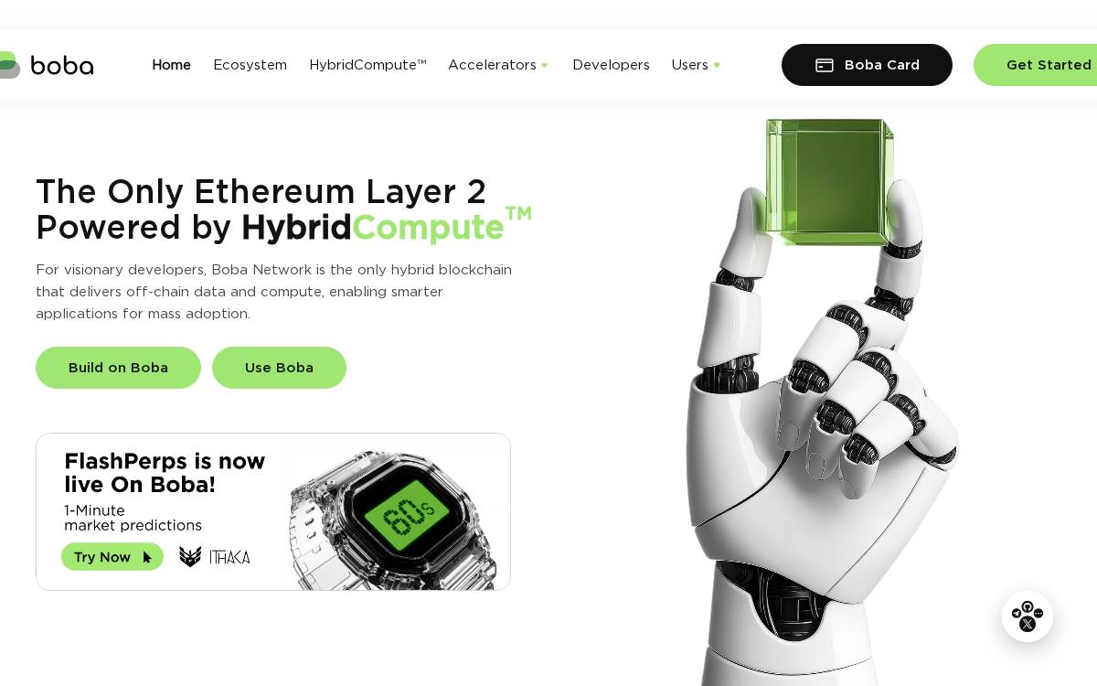 Boba Network website preview