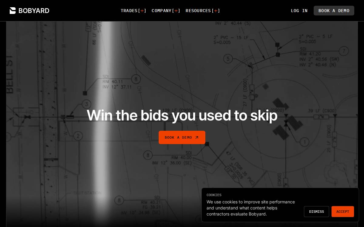 Bobyard website preview