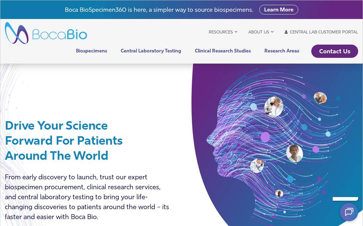 Boca Biolistics website preview