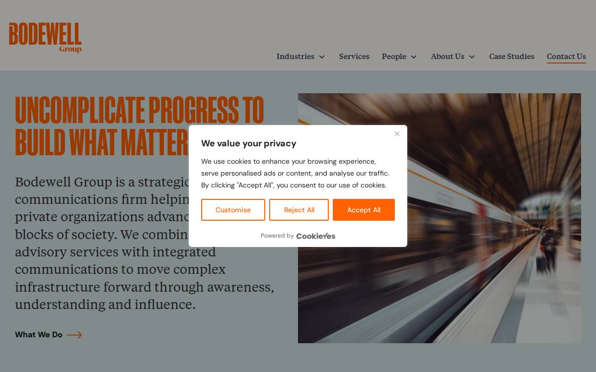 Bodewell Group website preview