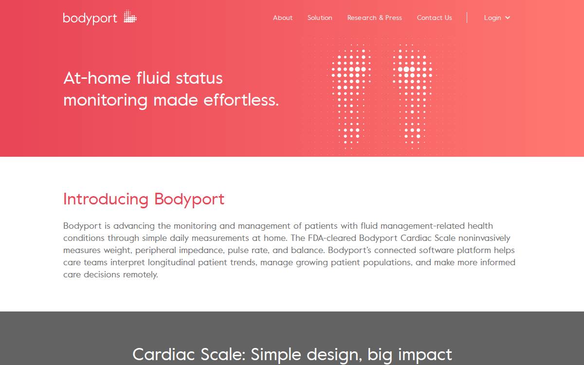 Bodyport website preview