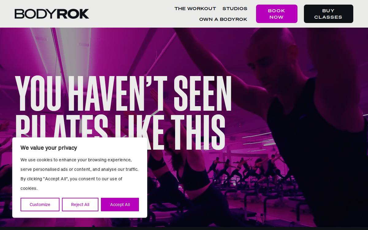 BODYROK website preview