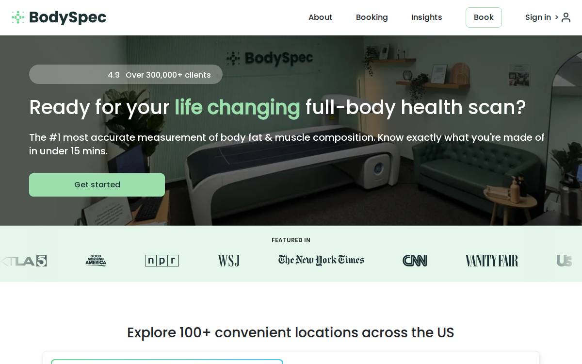 Bodyspec website preview