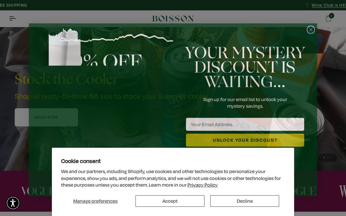 Boisson website preview