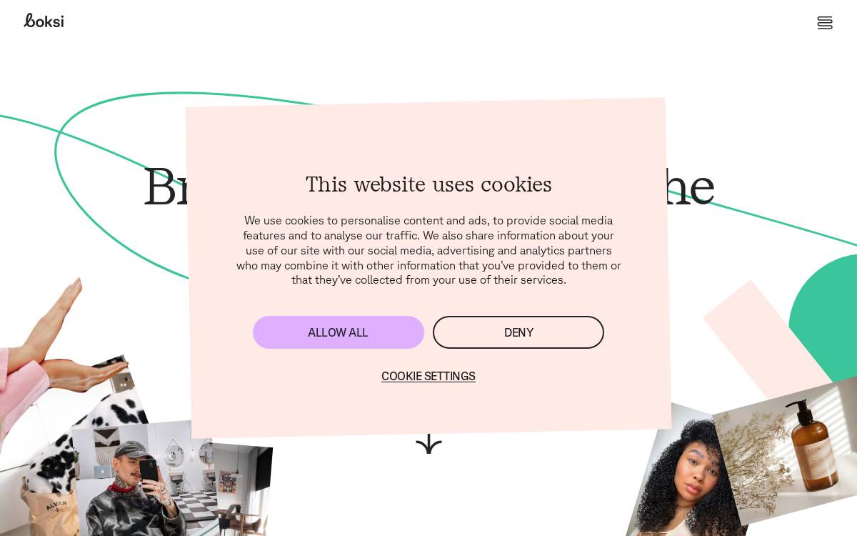 Boksi website preview