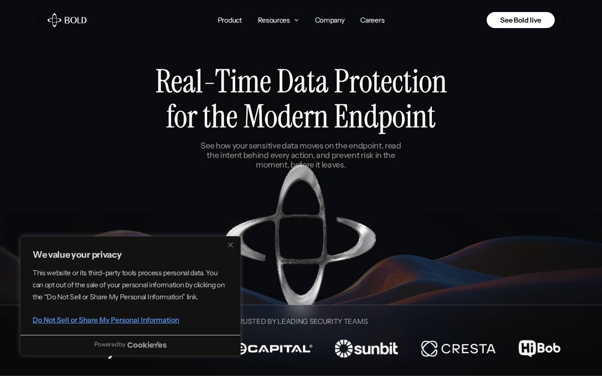 Bold website preview