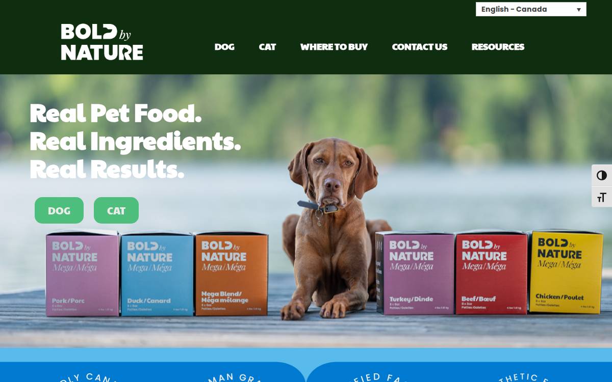 Bold Canine Inc. website preview