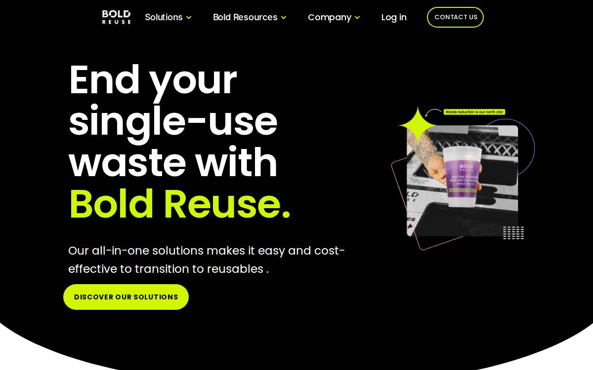 Bold Reuse website preview