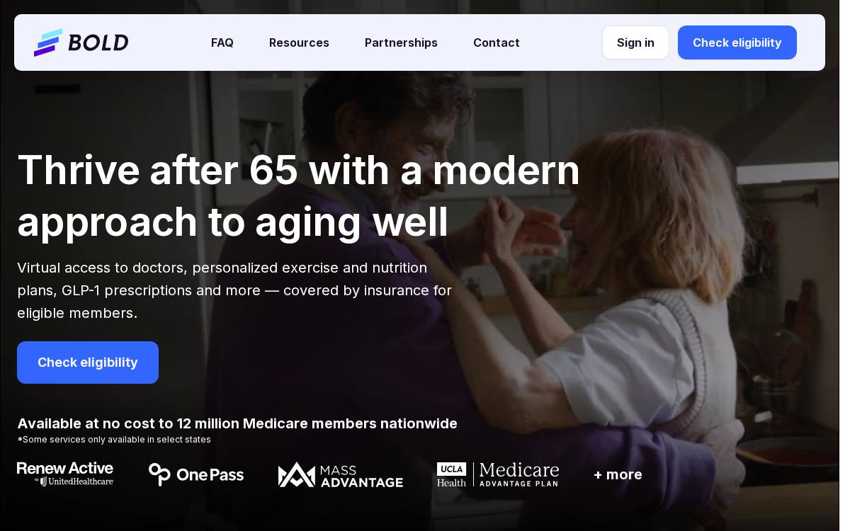 Bold website preview