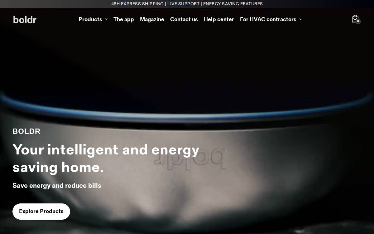 Boldr website preview