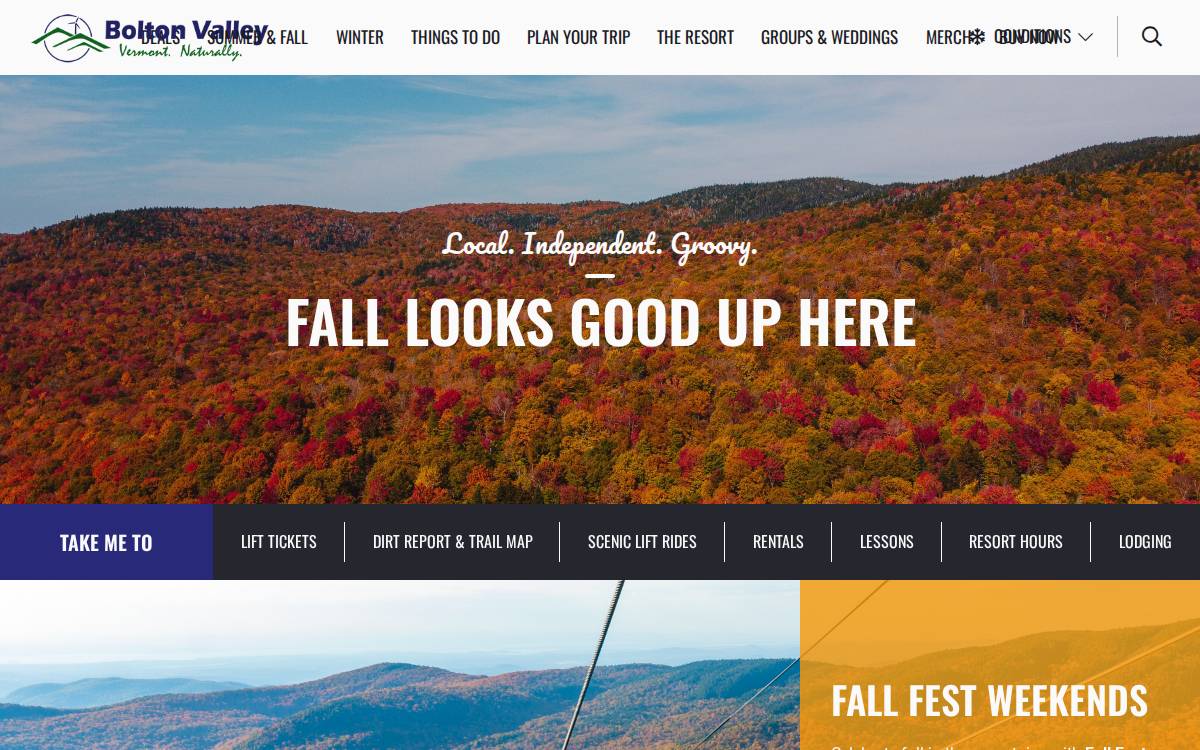 Boltonvalley website preview