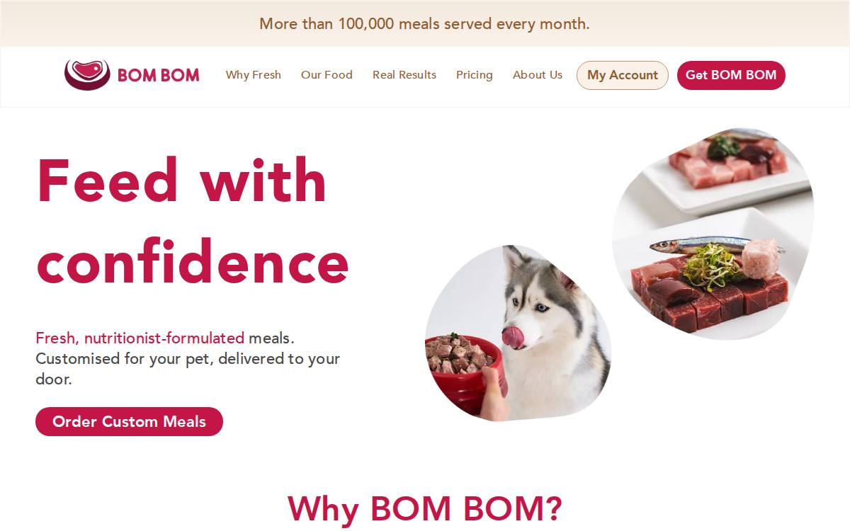 BOM BOM website preview