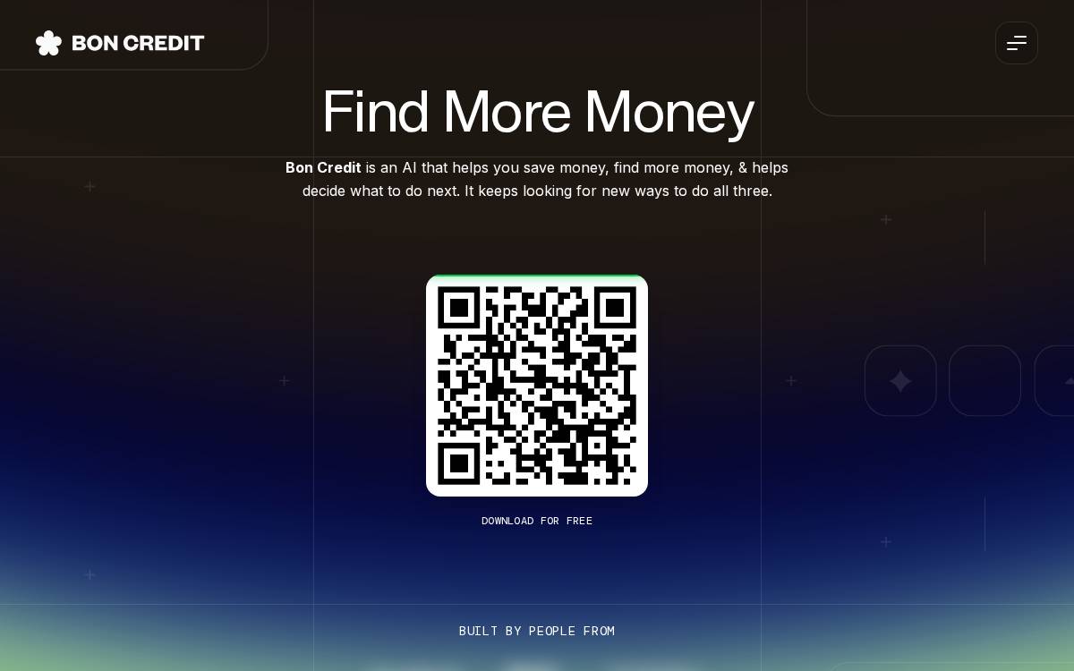 Bon website preview