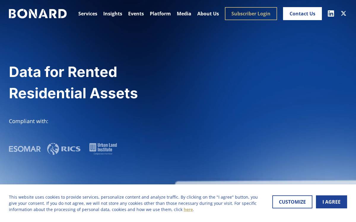 Bonard website preview