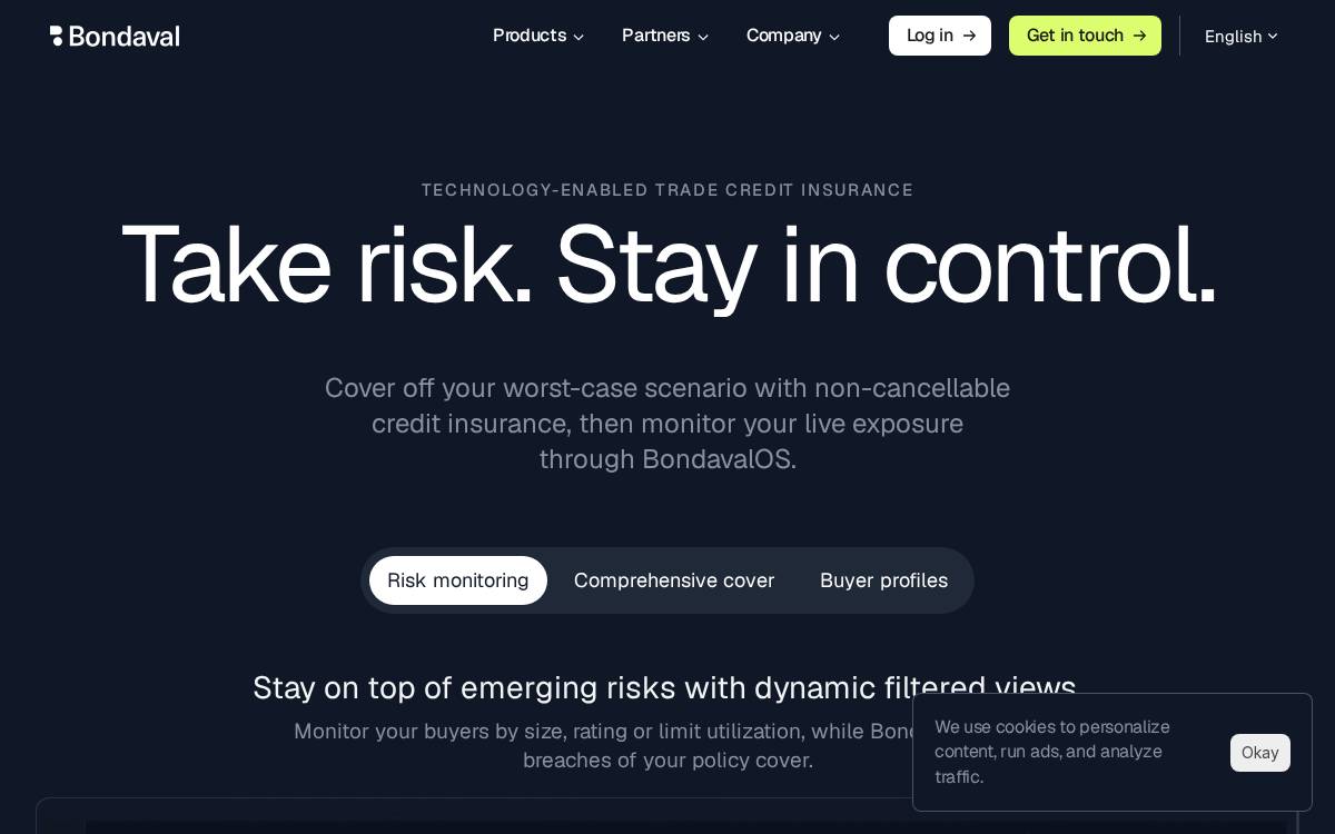 Bondeval website preview