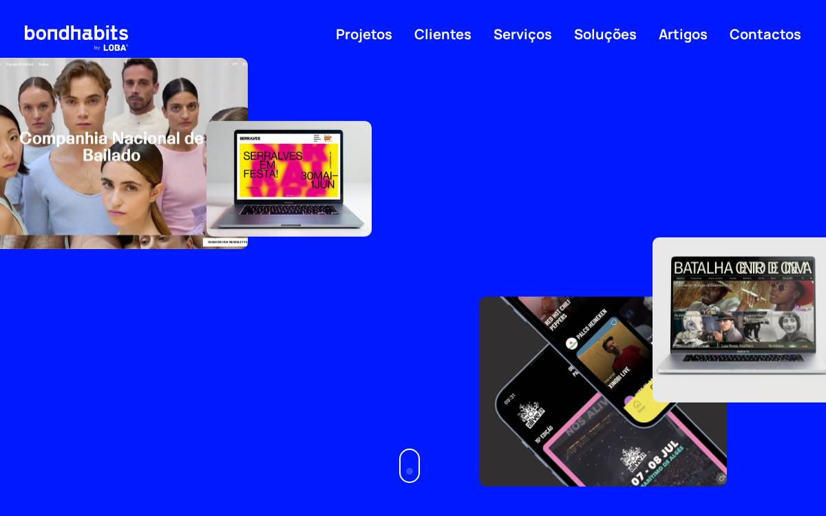 Bondhabits website preview