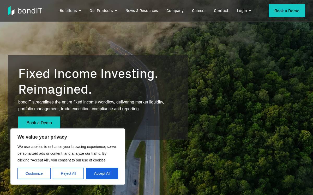Bonditglobal website preview