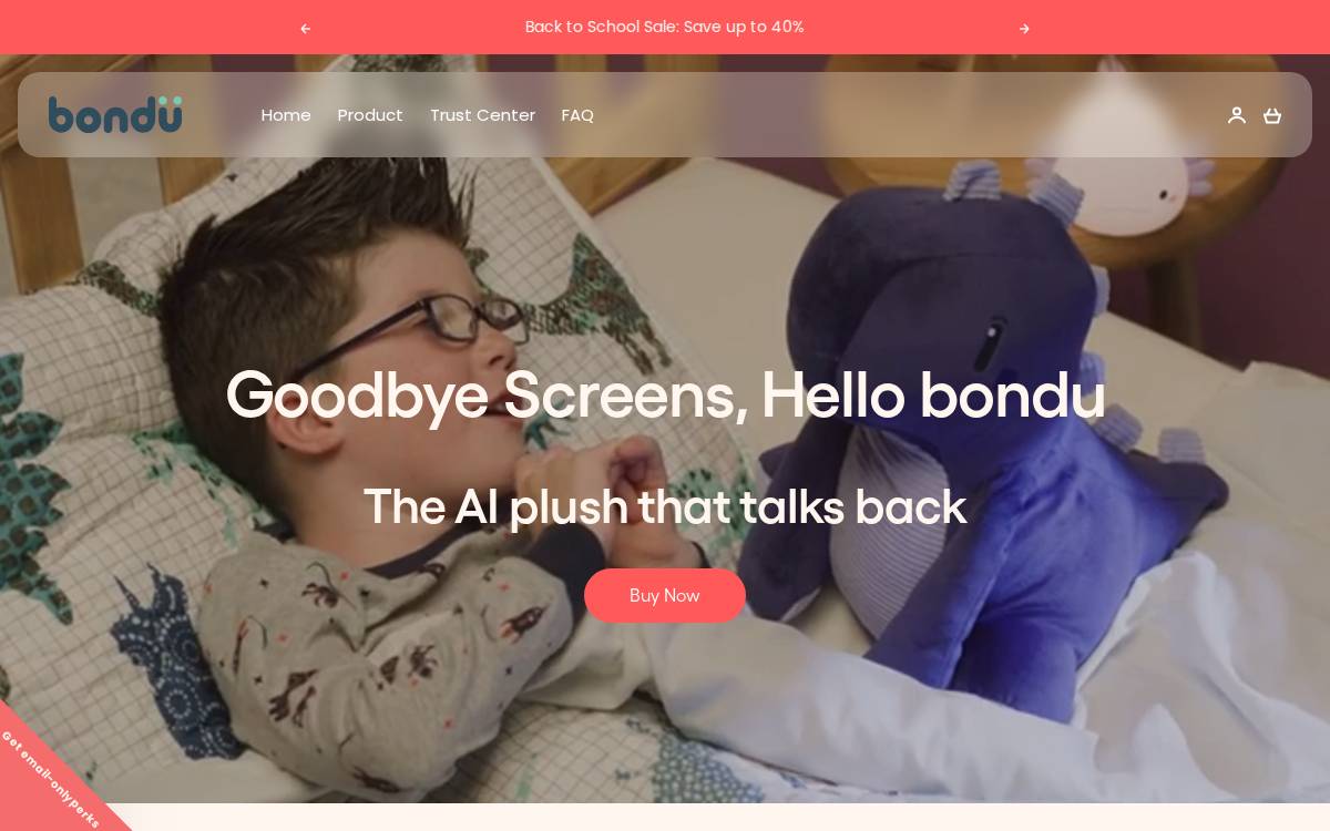 Bondu website preview