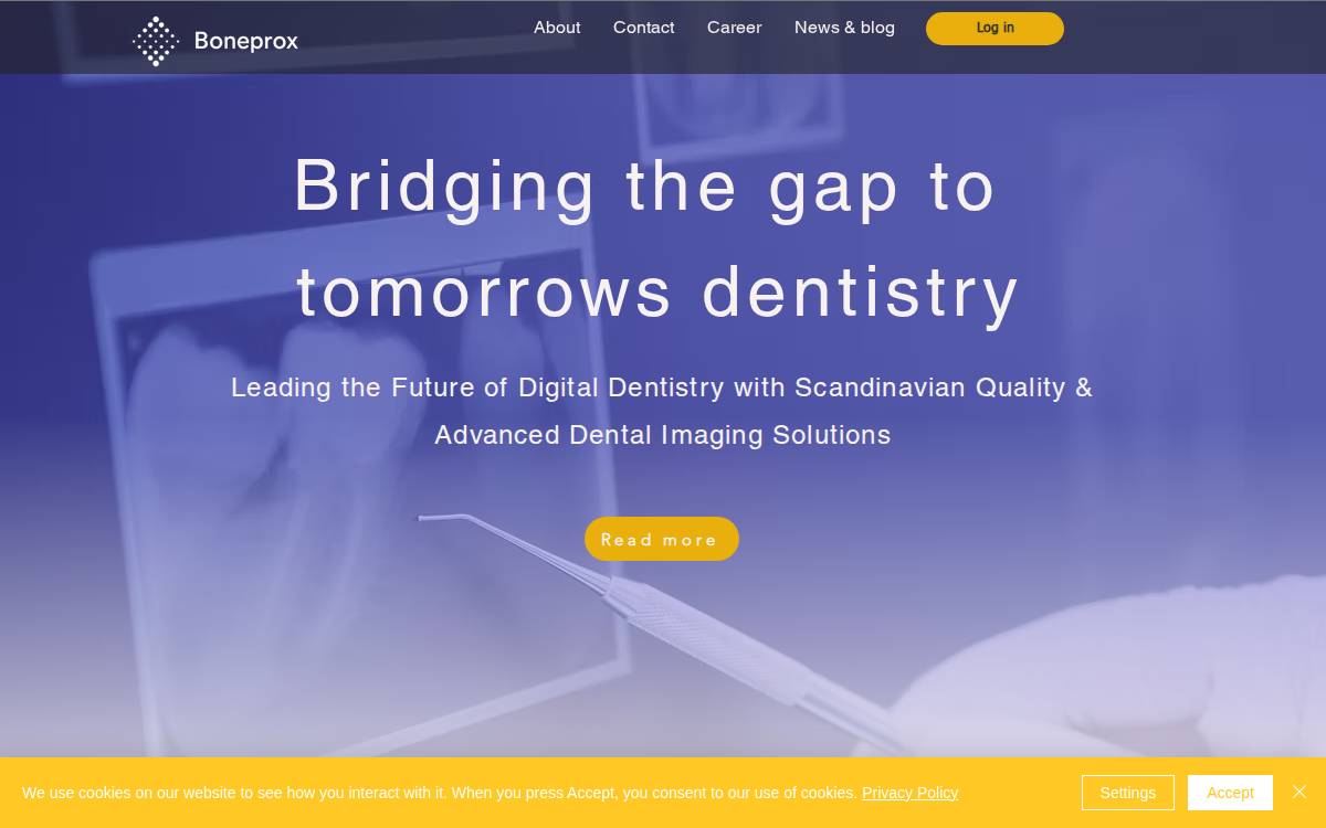 Boneprox website preview