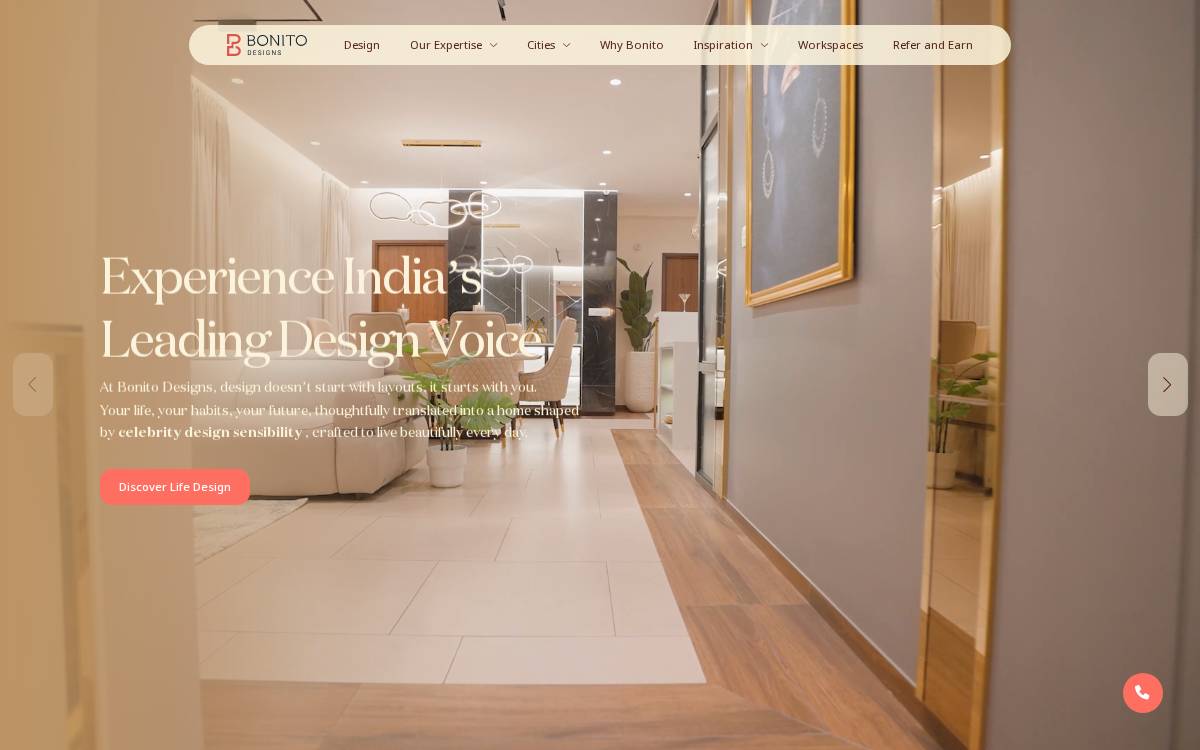 Bonito website preview