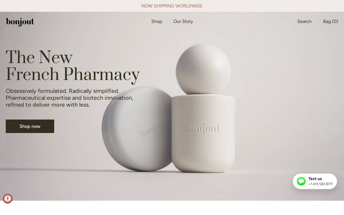 Bonjoutbeauty website preview