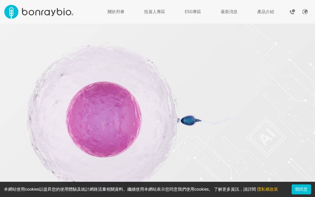 Bonraybio website preview