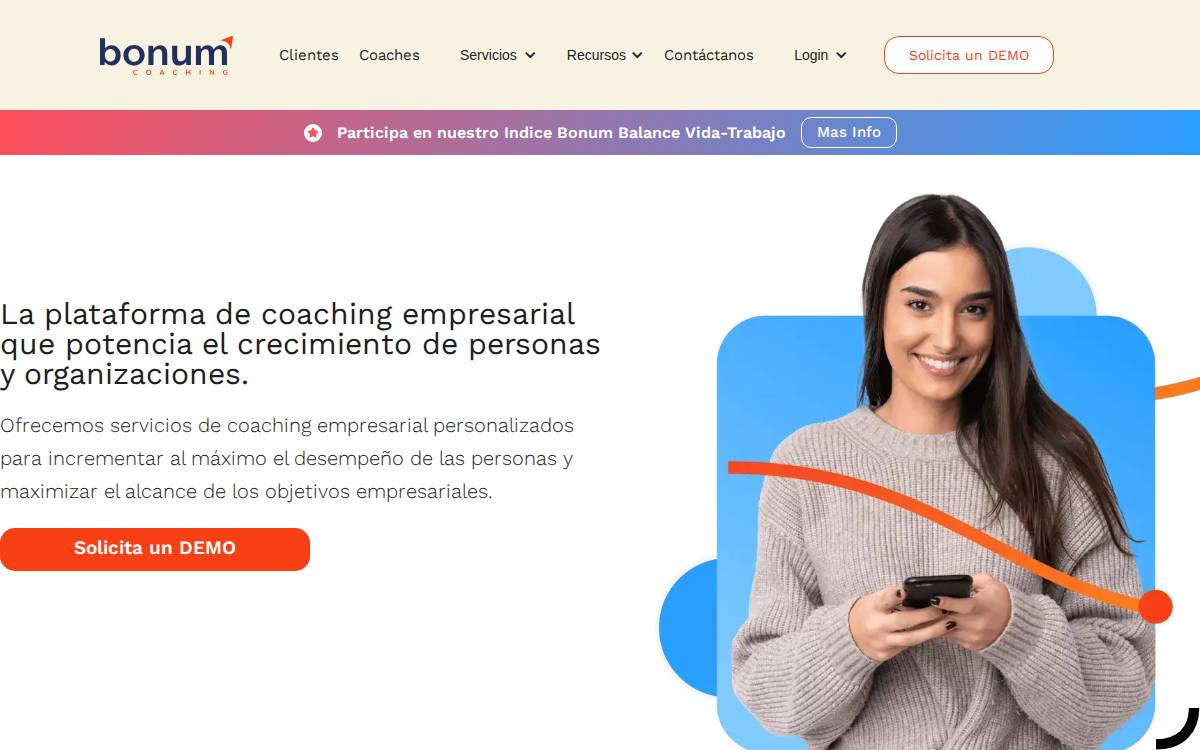 Bonum Coaching website preview