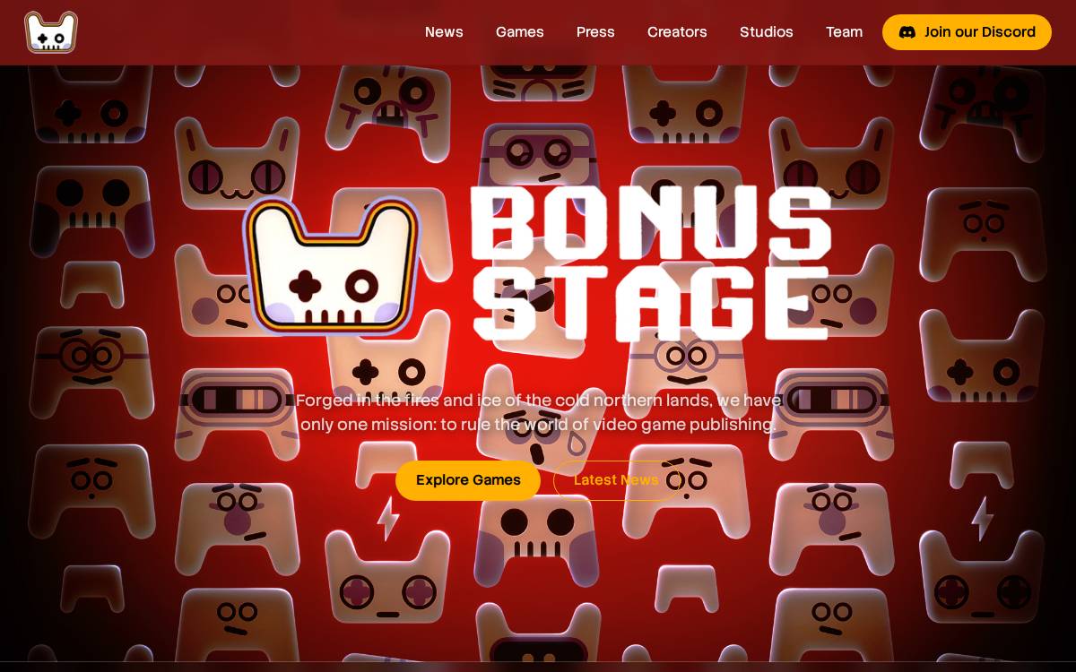 Bonus website preview