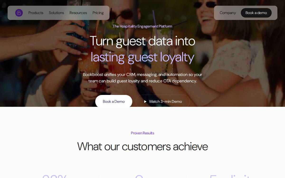 Bookboost AB website preview