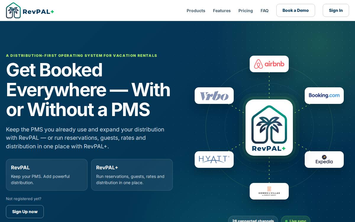 BookingPal website preview