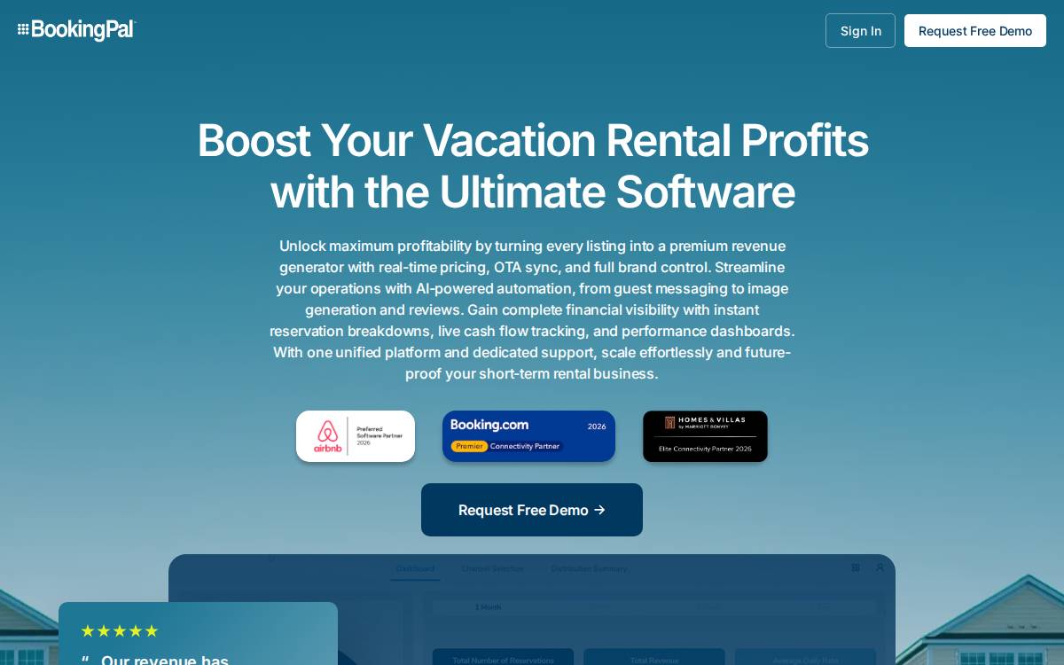 BookingPal website preview