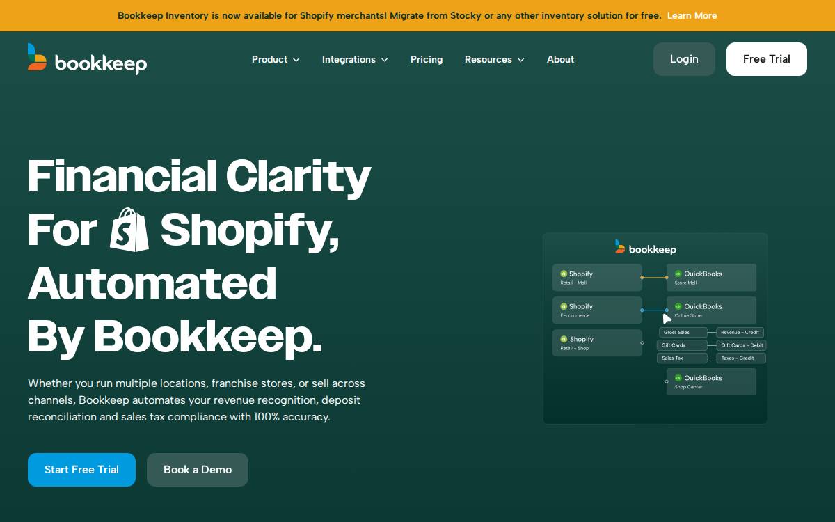 Bookkeep website preview