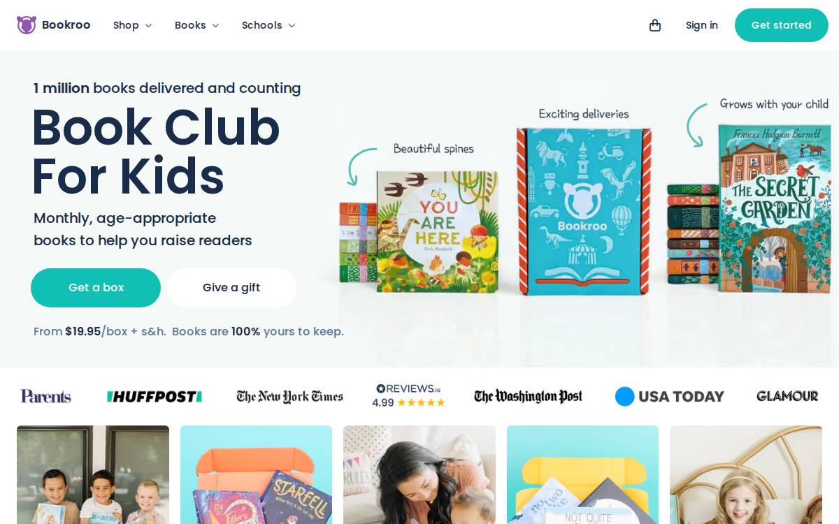 Bookroo website preview