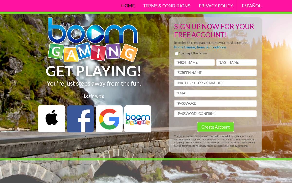 Boom Digital Media Group website preview