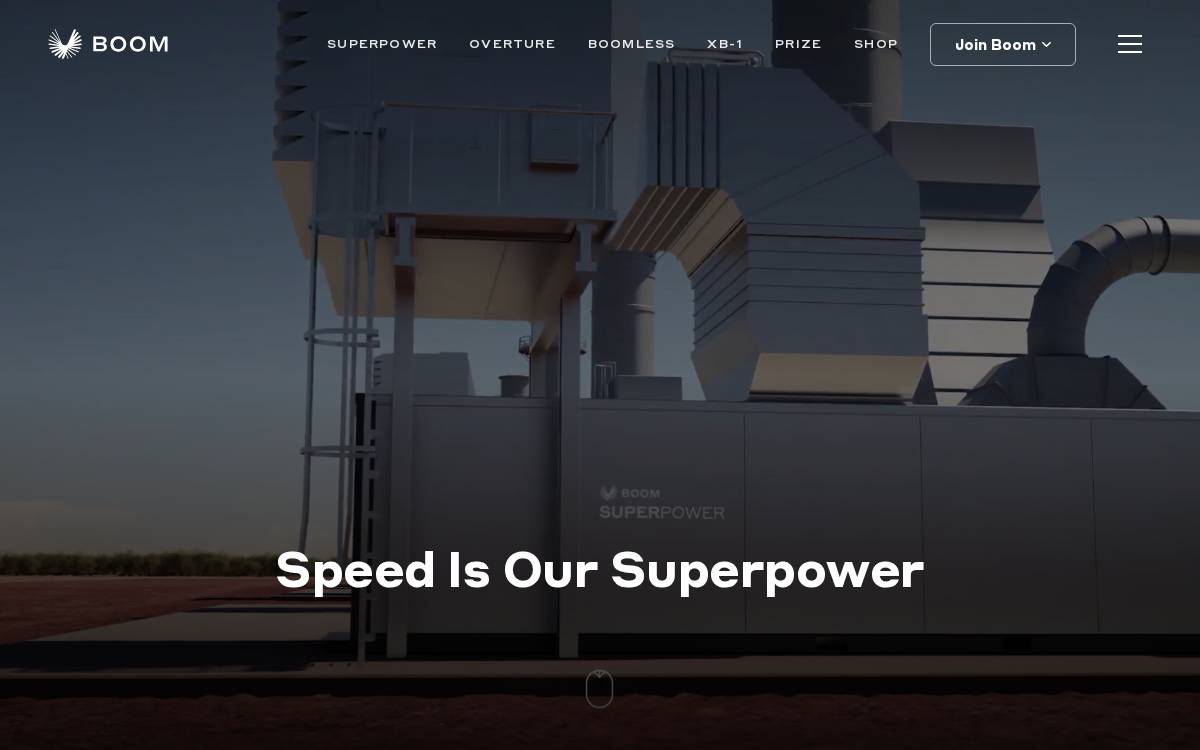 Boom website preview