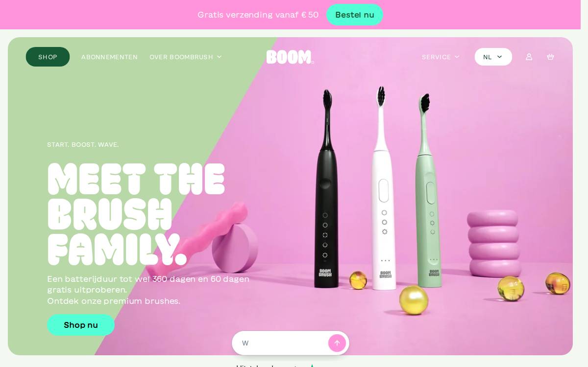 Boombrush website preview
