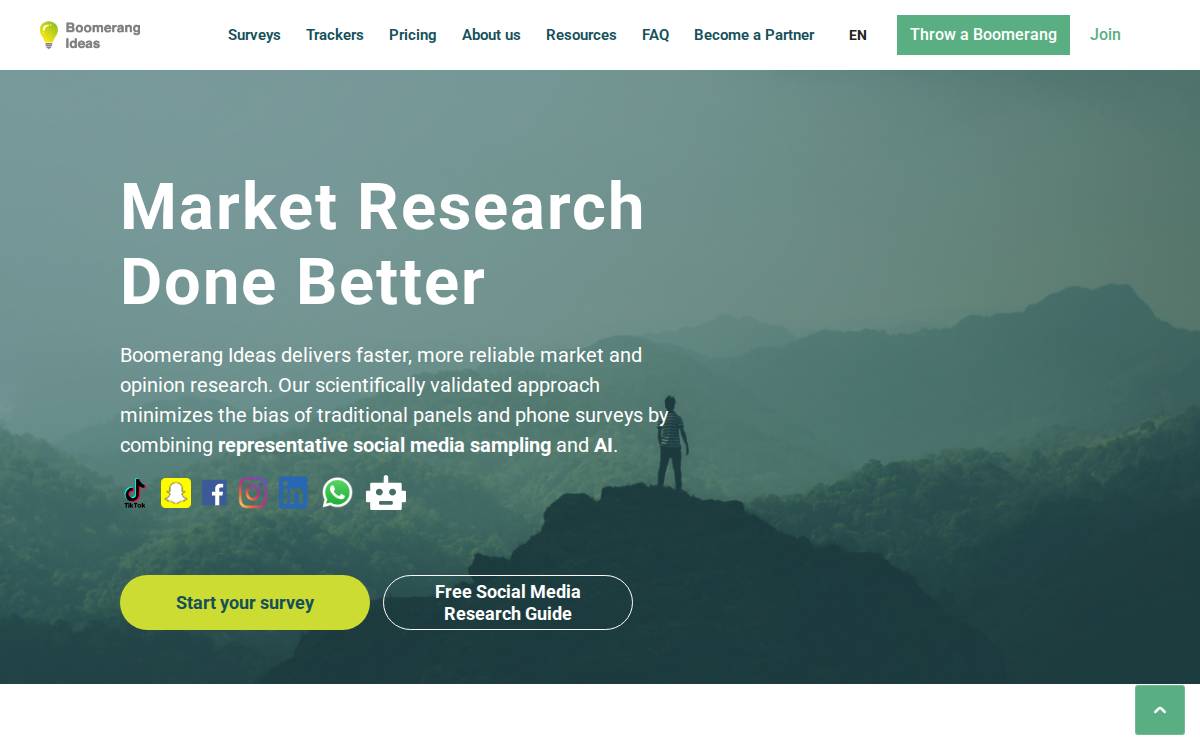 Boomerang Ideas website preview
