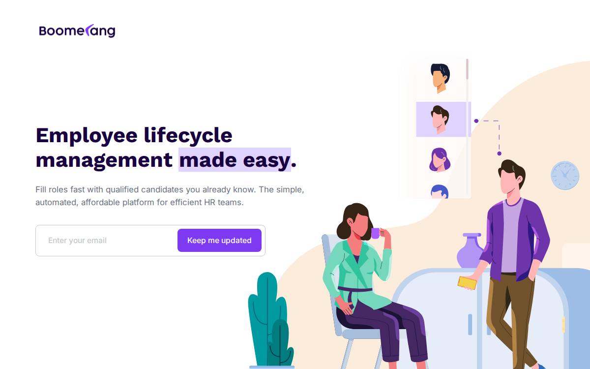 Boomerang Intelligence website preview