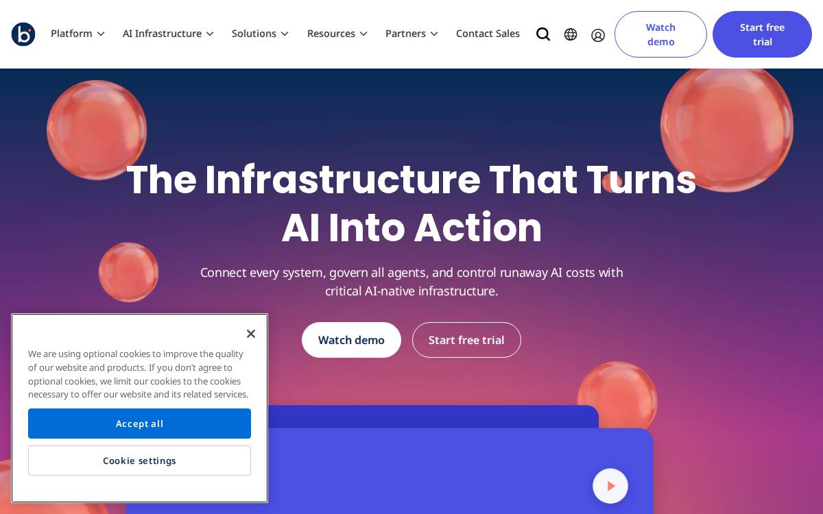 Boomi website preview