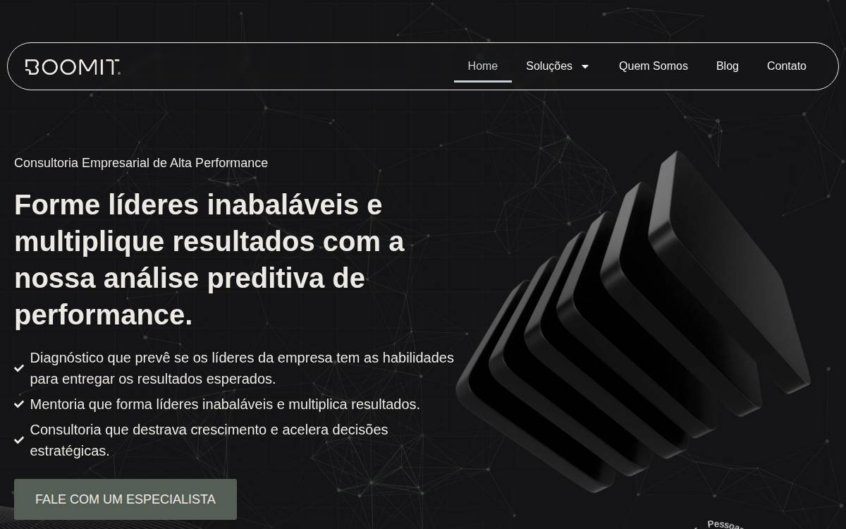 Boomit website preview