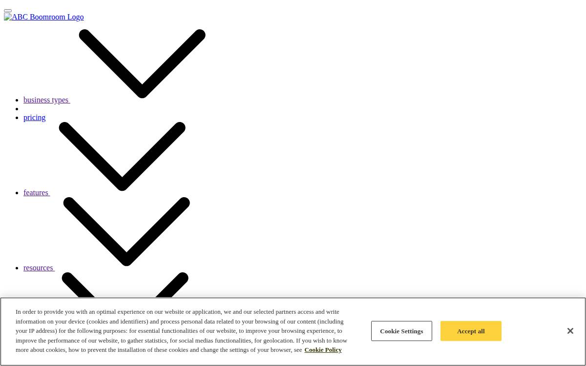 BOOMROOM Fitness website preview