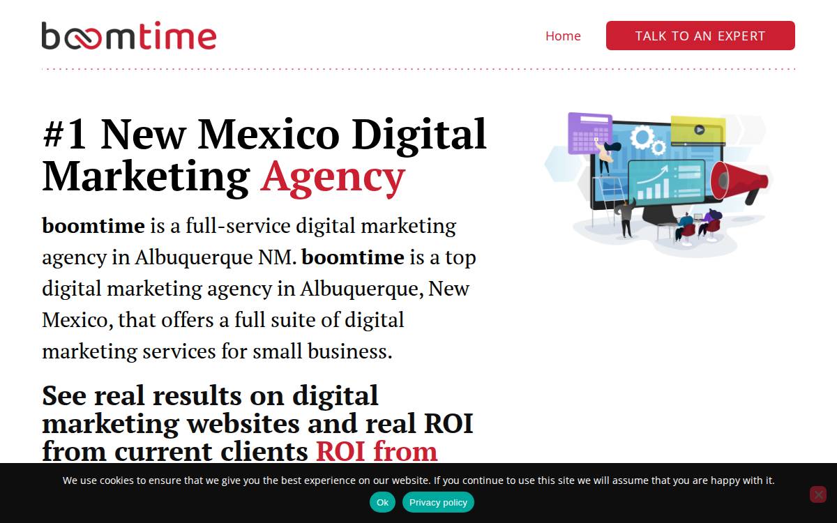 boomtime website preview